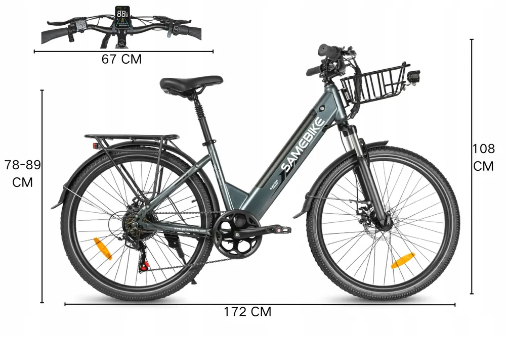 SAMEBIKE RS-A01 Pro electric bike in original packaging ready for delivery