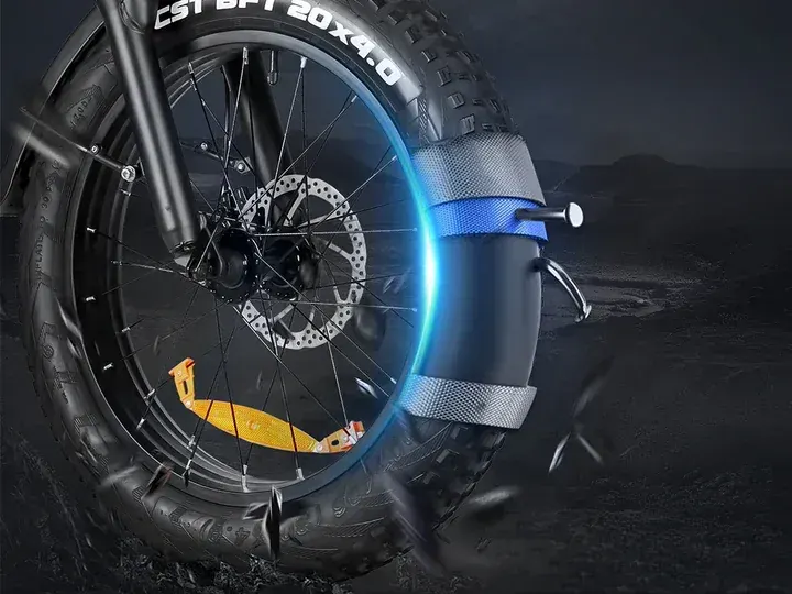 Samebike RS-A02 Pro Fat Tire Off Road Ebike, product photo