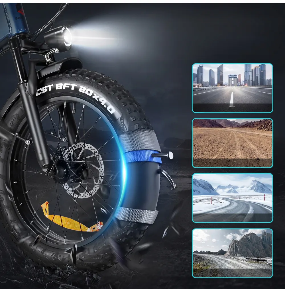 SAMEBIKE RS-A02 PRO Folding Mountain E-Bike image 10