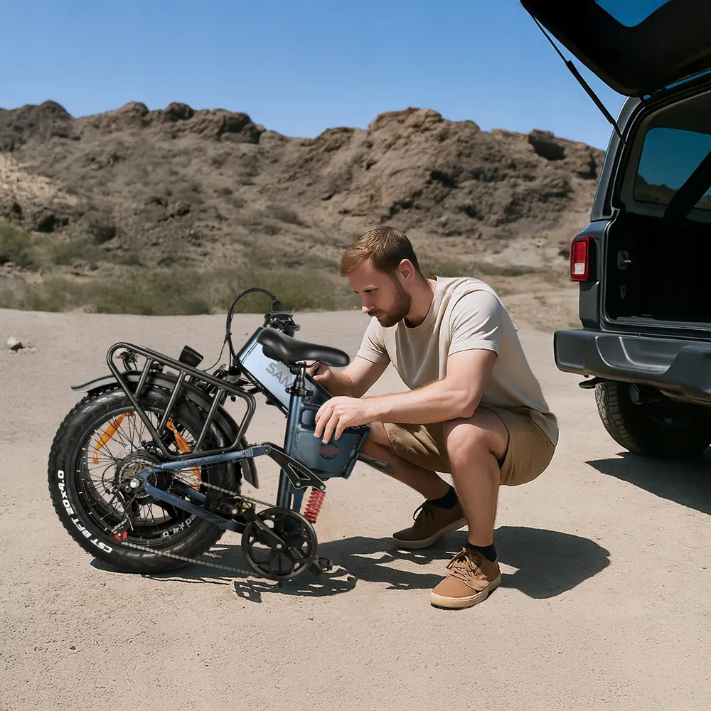 SAMEBIKE RS-A02 PRO Folding Mountain E-Bike image 4