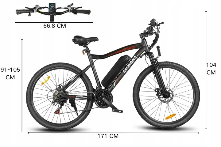 SAMEBIKE SY26-II Electric Mountain Bike image 13