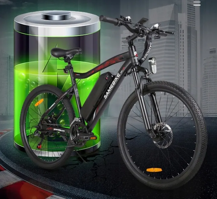 Samebike SY26-II electric bike suitable for riders 165-200 cm tall.