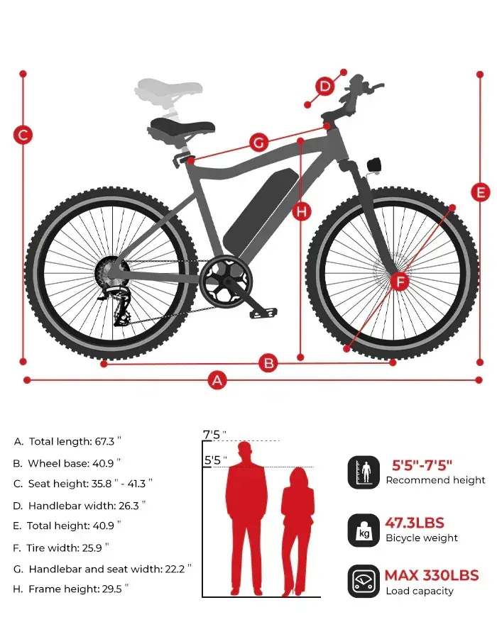 Samebike SY26-II Mountain Electric Bike image 2