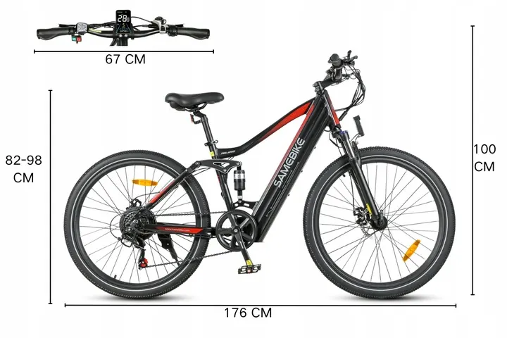 SAMEBIKE XD26-II Electric Mountain Bike image 15