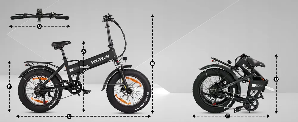 VARUN 20x4 Folding Electric Bike image 15