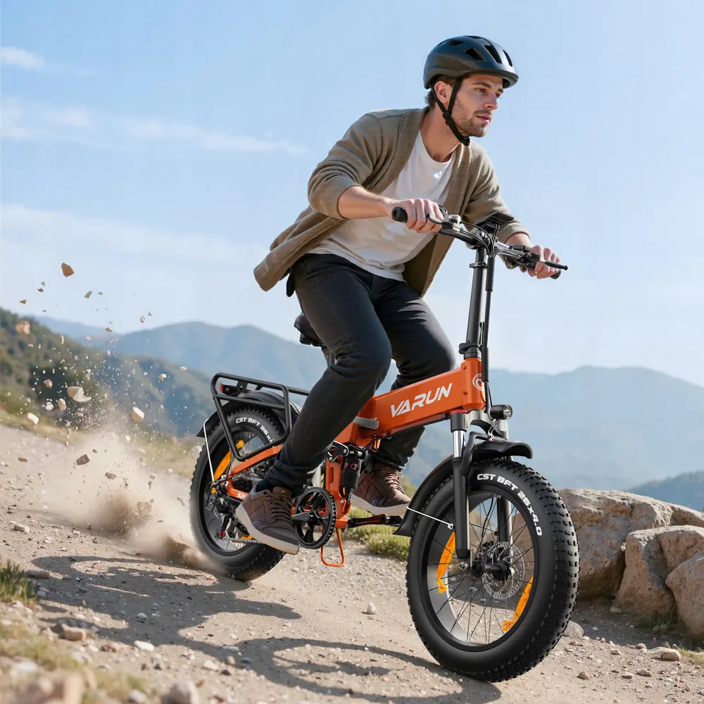 VARUN 20x4 Folding Electric Bike image 3