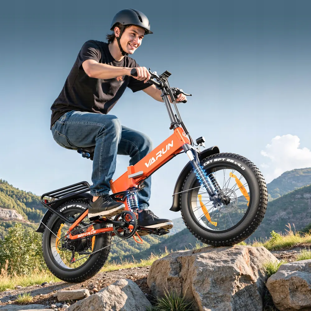 VARUN 20x4 Folding Electric Bike image 4