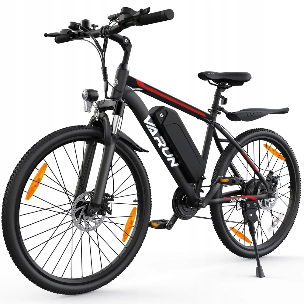 VARUN 250W 26 inch electric mountain bike with 48V 374.4Wh battery and 55Nm torque