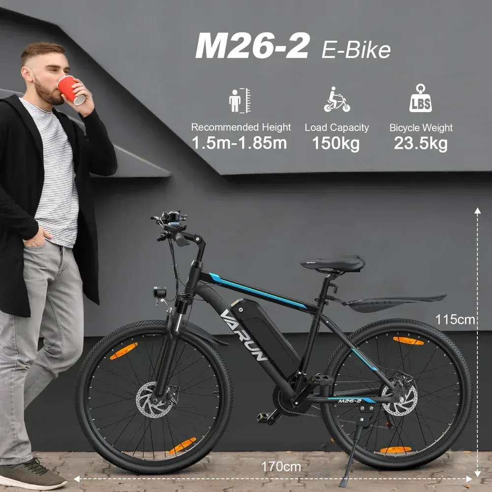 Varun M26-2 Fat Tire Electric Bike image 2