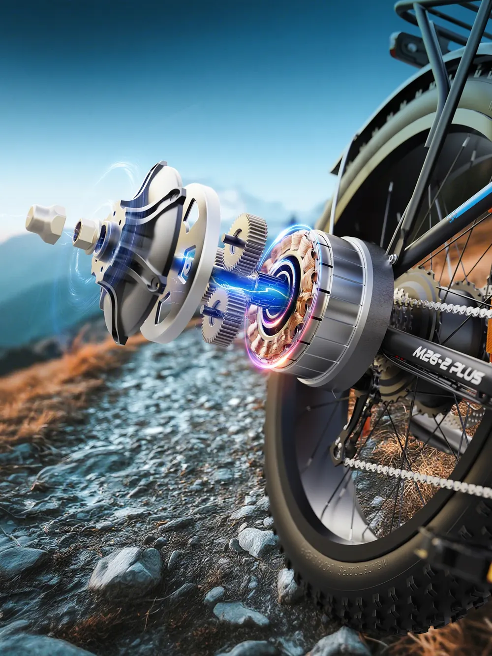 VARUN M26-2 PLUS Fat Tyre Electric Mountain Bike image 6