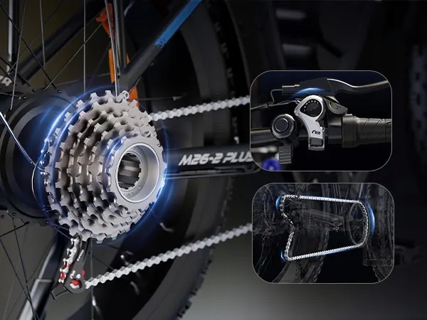 VARUN M26-2 PLUS Fat Tyre Electric Mountain Bike image 8