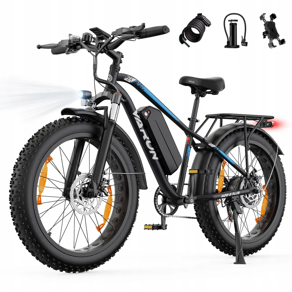 VARUN M26-2 PLUS electric mountain bike with 48V 18AH battery