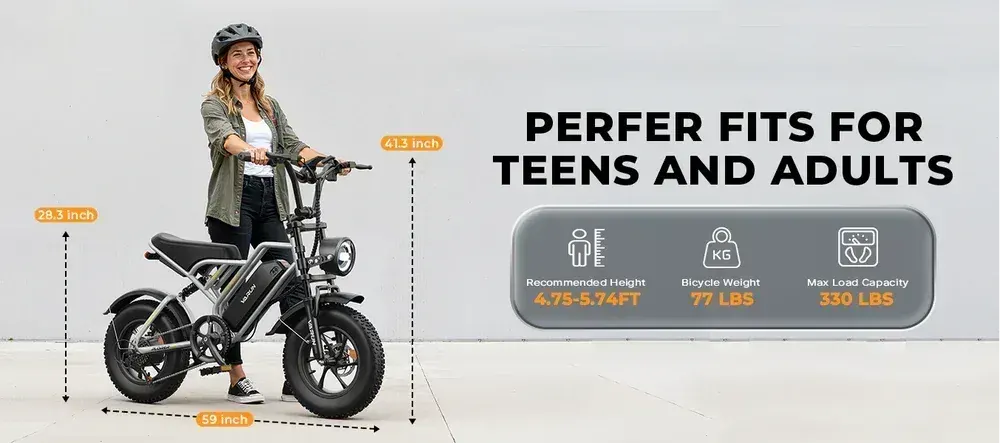 Varun PLORER electric bike full side view with fat tires and full suspension.