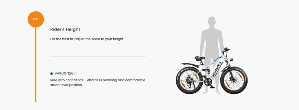 Varun S26-1 Fat Tire Electric Bike image 4