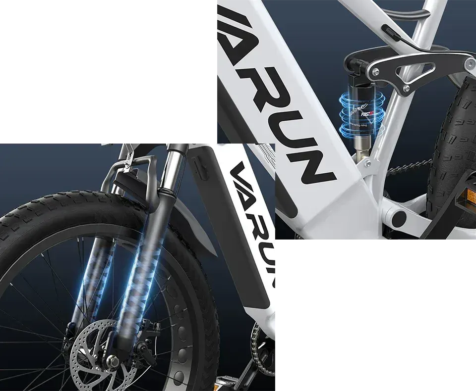 Varun S26-1 Fat Tire Electric Bike image 7