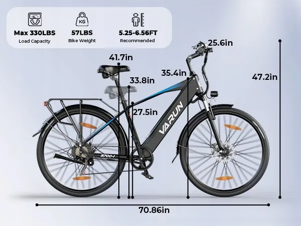Varun S700-1 City Electric Bike image 14
