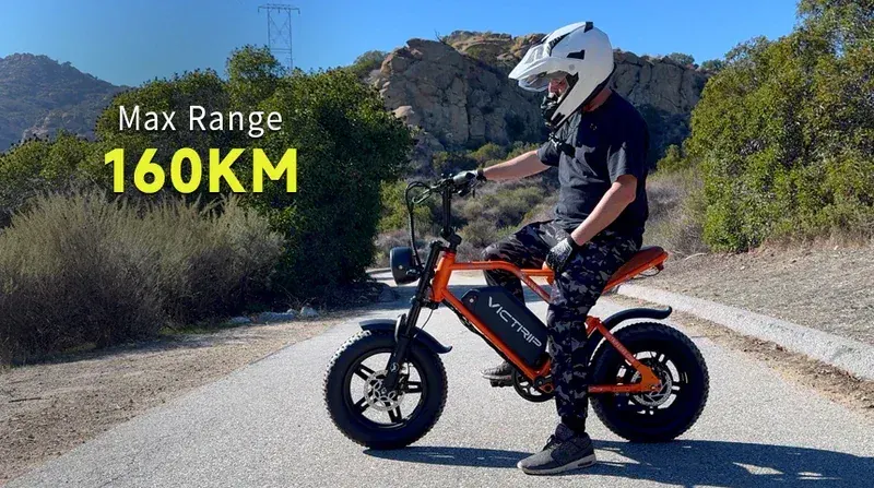 Victrip R6 Pro Fat Tyre Electric Moped Bike image 3