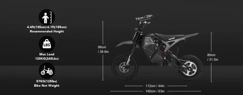 Vipcoo H3 Electric Dirt Bike image 2