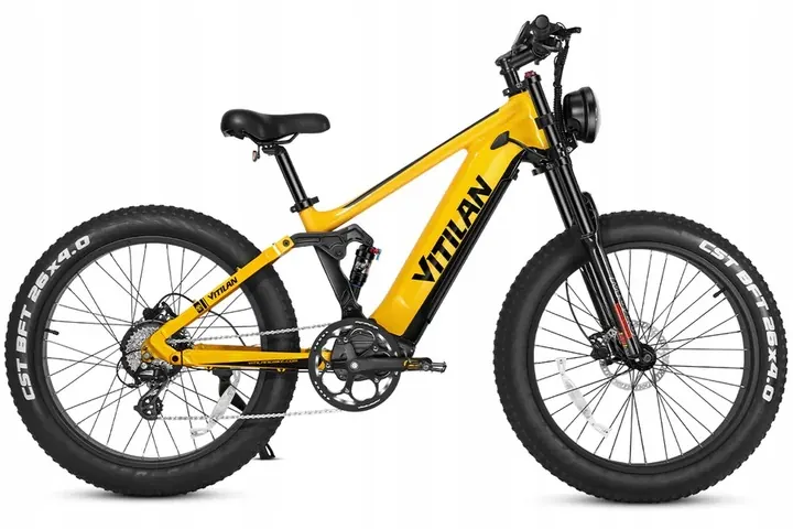 Aluminum alloy frame of VITILAN T7 PRO 1600W electric bike