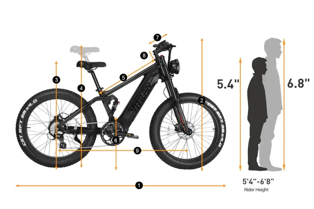 Vitilan T7 PRO Full Suspension Mountain E-Bike image 2