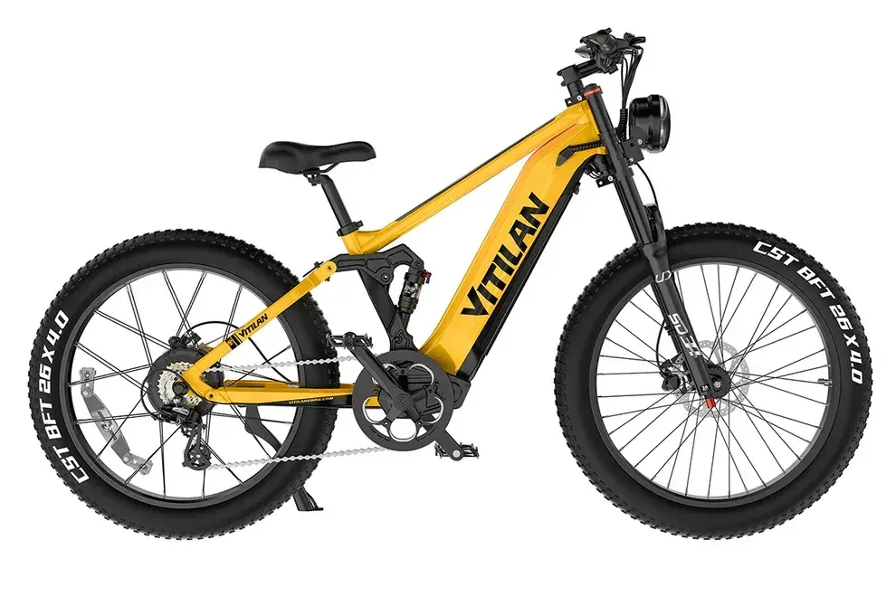 Vitilan T7 PRO Full Suspension Mountain E-Bike image 15