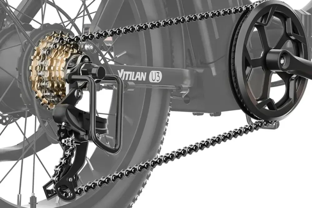 Vitilan U3 Full Suspension Foldable Fat Tyre Electric Bike image 10