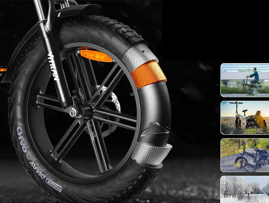 VITILAN V3 2.0 folding electric bike with aluminium frame, 1200W motor